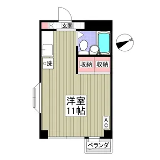 宮前ビル【6階】の間取り