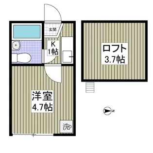 マーガレット【1階】の間取り