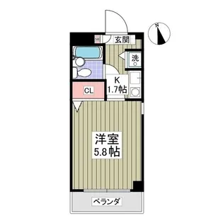 ハイツオータニ【3階】の間取り