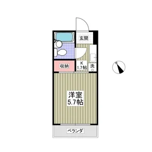 シャトール田口戸塚Ⅰ【2階】の間取り