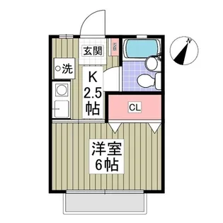 スナハイツ【1階】の間取り