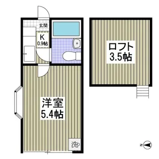 マーガレット【1階】の間取り