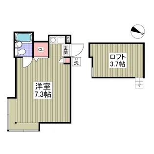 レオハイツ【301号室】の間取り