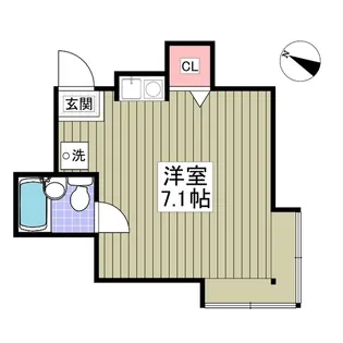 レオハイツ【202号室】の間取り