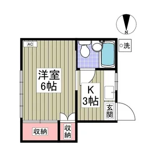 萩原アパート【2階】の間取り