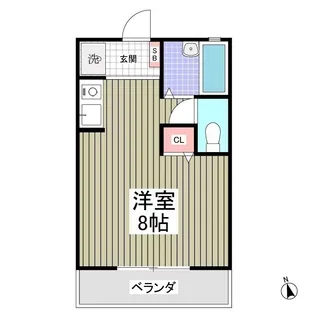 七光台ハイツ【1階】の間取り