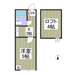 ミモザ【1階】の間取り