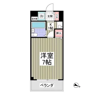 シティコスモ小仲台【3階】の間取り