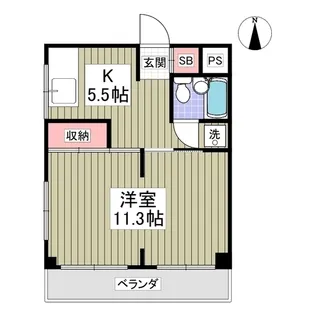 アルバスクエア【2階】の間取り