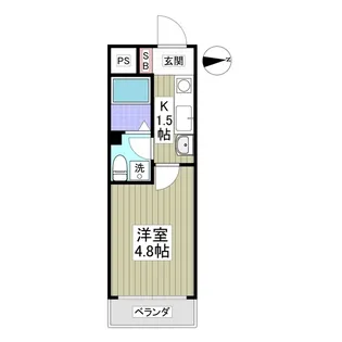 エクサン・プロヴァンス【105号室】の間取り