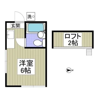 スマイルハウス第6【2階】の間取り