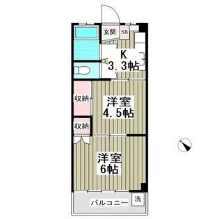 清和マンション【2階】の間取り