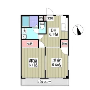ベルメゾン緑【3階】の間取り