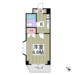 ワコーレエレガンス行田第2【2階】の間取り