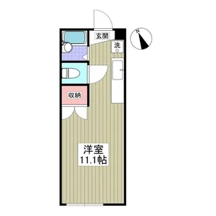 サンオールマンション【1階】の間取り