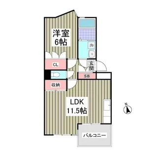 コートビレッジ今泉【4階】の間取り