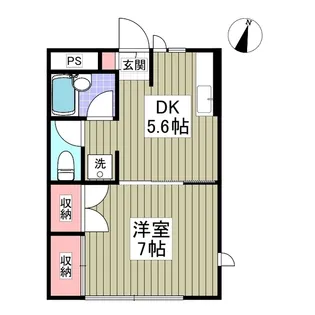 スクエア・アイA棟【101号室】の間取り