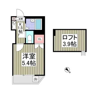 フリーダムA棟【1階】の間取り