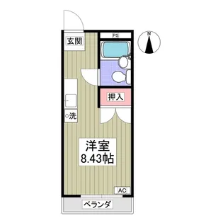 グランドール横倉【2階】の間取り