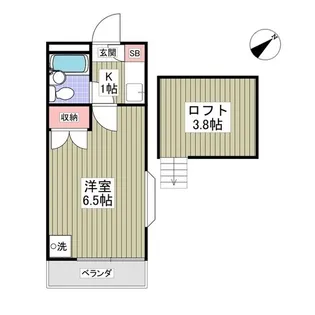 ガザニア【2階】の間取り