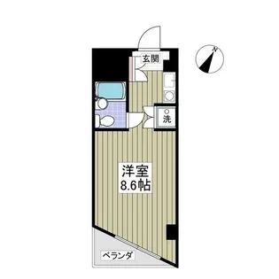 シーサイドコート金沢八景【2階】の間取り