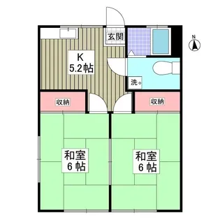 リファレンス君津【05号室】の間取り
