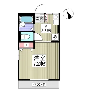 ベールハイム【2階】の間取り