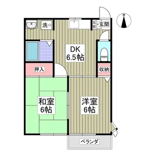 コンフォーレハイムパープル【1階】の間取り