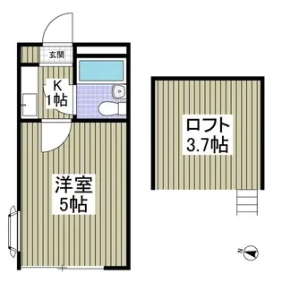 プラザ・ドゥ・シュバリエ【2階】の間取り