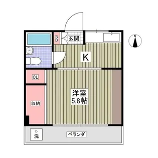 YWKマンション【3階】の間取り