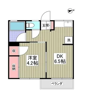 シティハイムGODAI【2階】の間取り