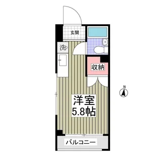 メゾンラハイナ【1階】の間取り
