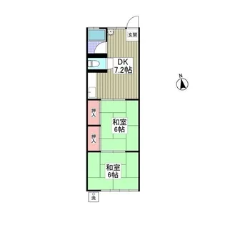 パークサイド・ヴィラ【1階】の間取り