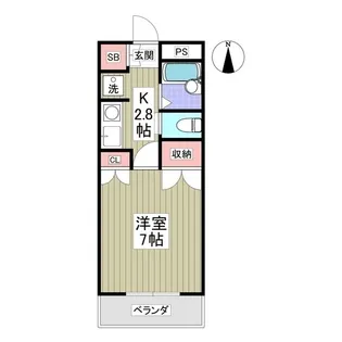 KI CORT【305号室】の間取り