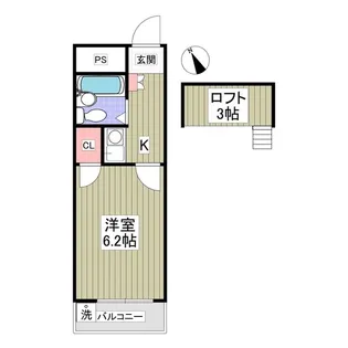 アルトーロ蒲生Ⅱ【1階】の間取り