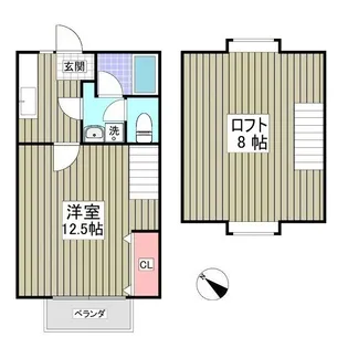 アグラン【2階】の間取り
