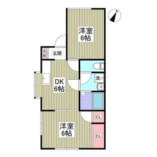 リブレス桐生堤町A【1階】の間取り