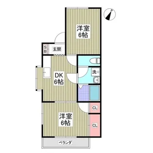 リブレス桐生堤町A【2階】の間取り