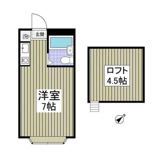 メゾンK&S【2階】の間取り