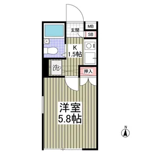 ジュネパレス松戸第146A棟【1階】の間取り