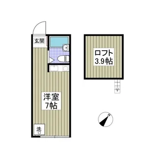 ヴィラ・ローザ【1階】の間取り