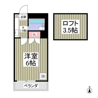 ビオラ【1階】の間取り