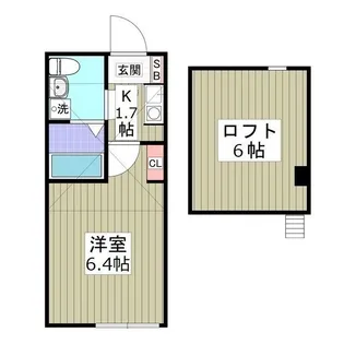 コーポたかなみ【1階】の間取り