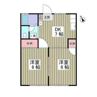 メゾンヴェール【1階】の間取り