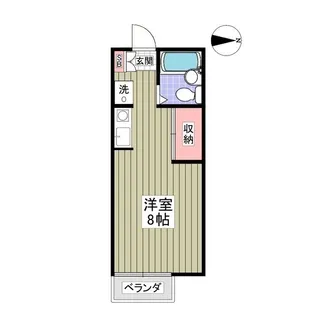 オゼットワールA【2階】の間取り