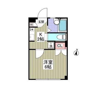 マルヴィエント湘南【1階】の間取り