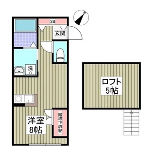 壱番館【2階】の間取り