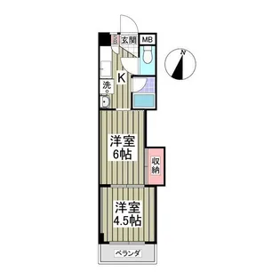 エルプレシア前橋【4階】の間取り