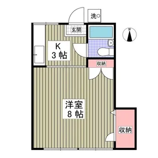プランドール上戸祭 旧文星サイドハイツ【2階】の間取り