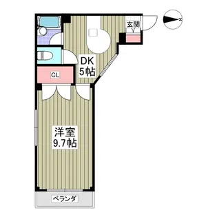 DAIKAN【3階】の間取り